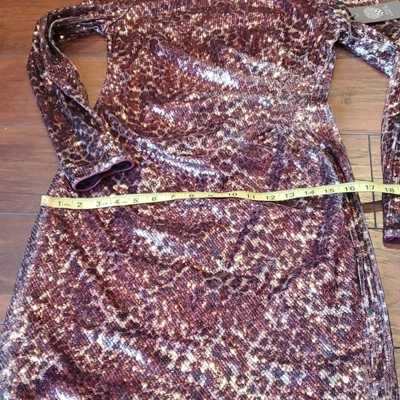 NWT Vince Camuto Sequin Jewel Neck dress evening party holiday - Picture 12 of 12